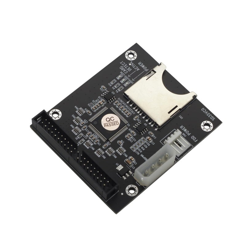Mustpoint SD SDHC MMC to 3.5" 40Pin Male IDE Adapter Card Big PCB SD-3.5 IDE - Image 2
